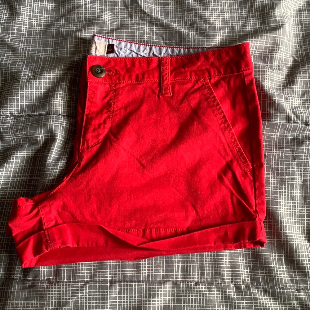 Red shorts